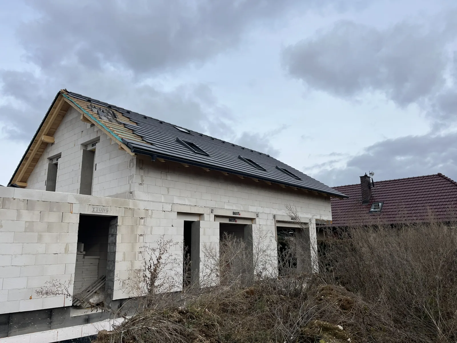 Střešní okno Velux po montáži